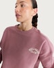 image 3 of F&F Active AFTERCLASS Cotton Rich Slogan Sweatshirt in Pink