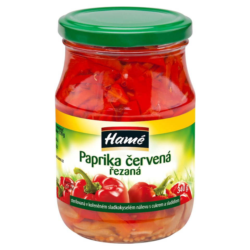 Hamé Paprika červená řezaná 340g