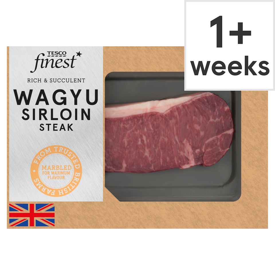 image 1 of Tesco Finest Wagyu Sirloin 250g