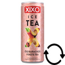XIXO Ice Tea őszibarackos jegestea gyümölcslével és természetes teakivonattal 250 ml