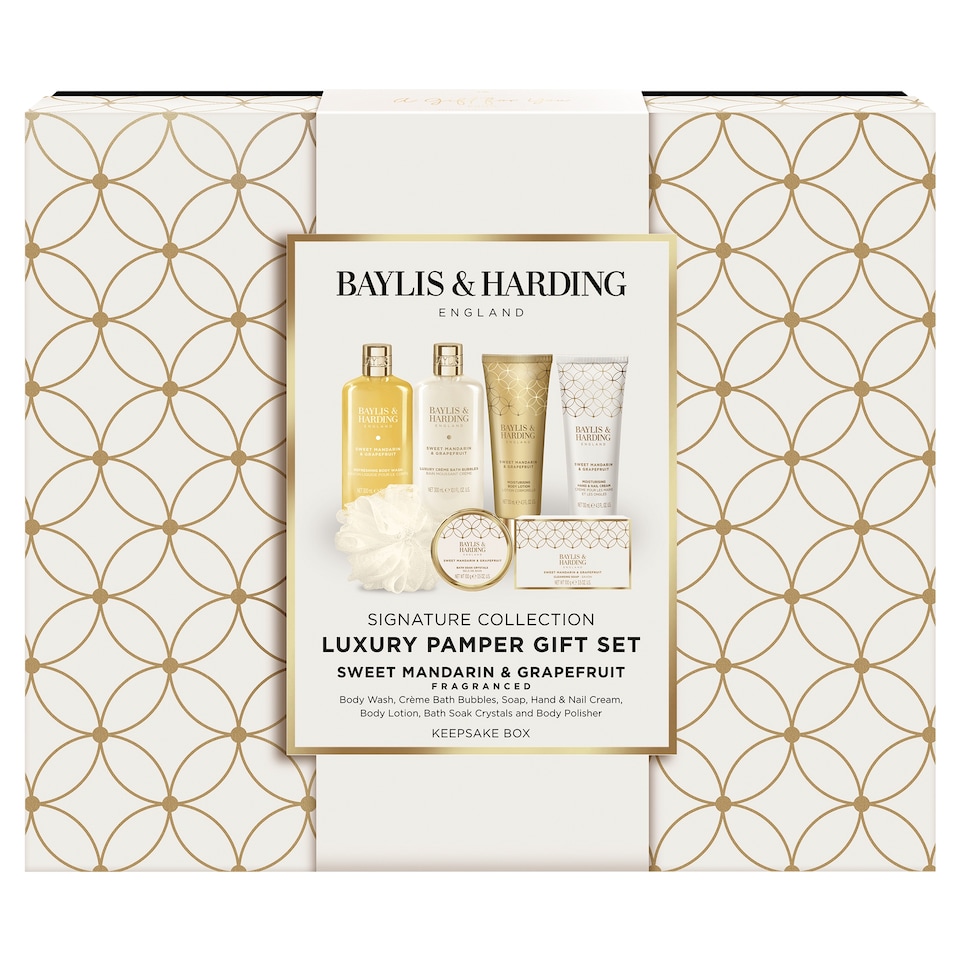 image 1 of Baylis & Harding Sweet Mandarin & Grapefruit Luxury Pamper Gift Set
