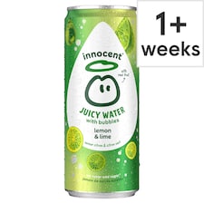Innocent Juicy Water with Bubbles Lemon & Lime Juice Drink 330ml