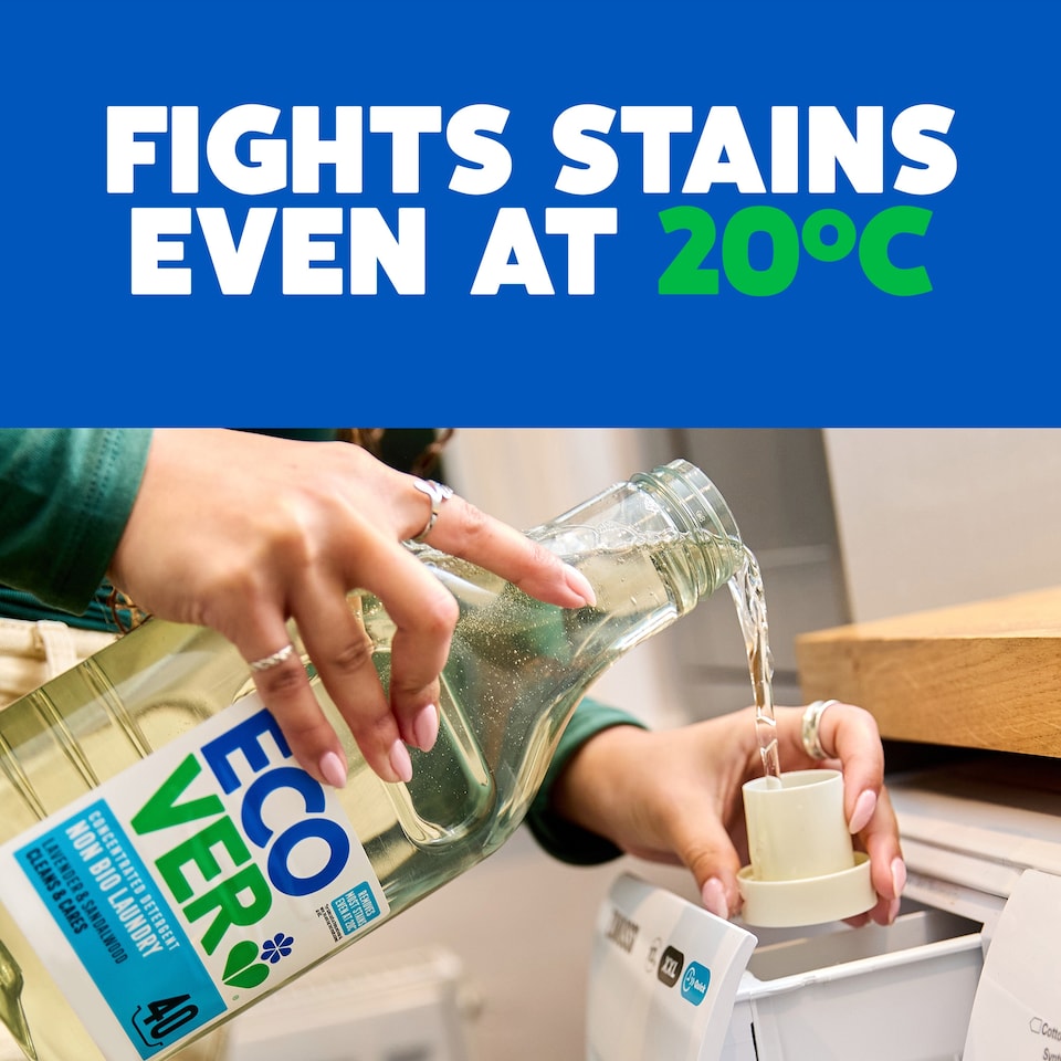image 1 of Ecover Bio Concentrated Laundry Liquid Honey Suckle & Jasmine 40 Washes 1.43 Litre