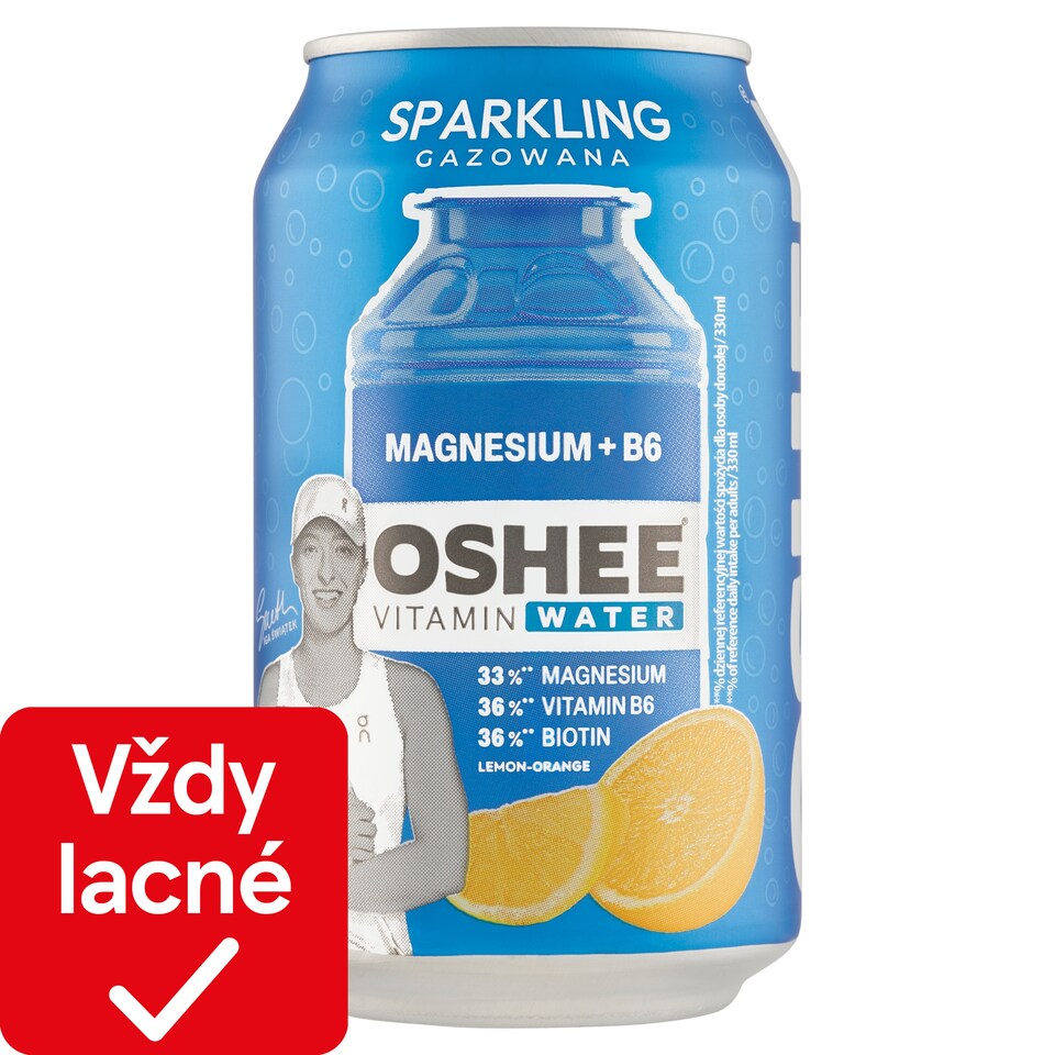 image 1 of Oshee Vitamin Water Magnesium+B6 Carbonated Non-Alcoholic Drink with Lemon and Orange Flavor 330 ml