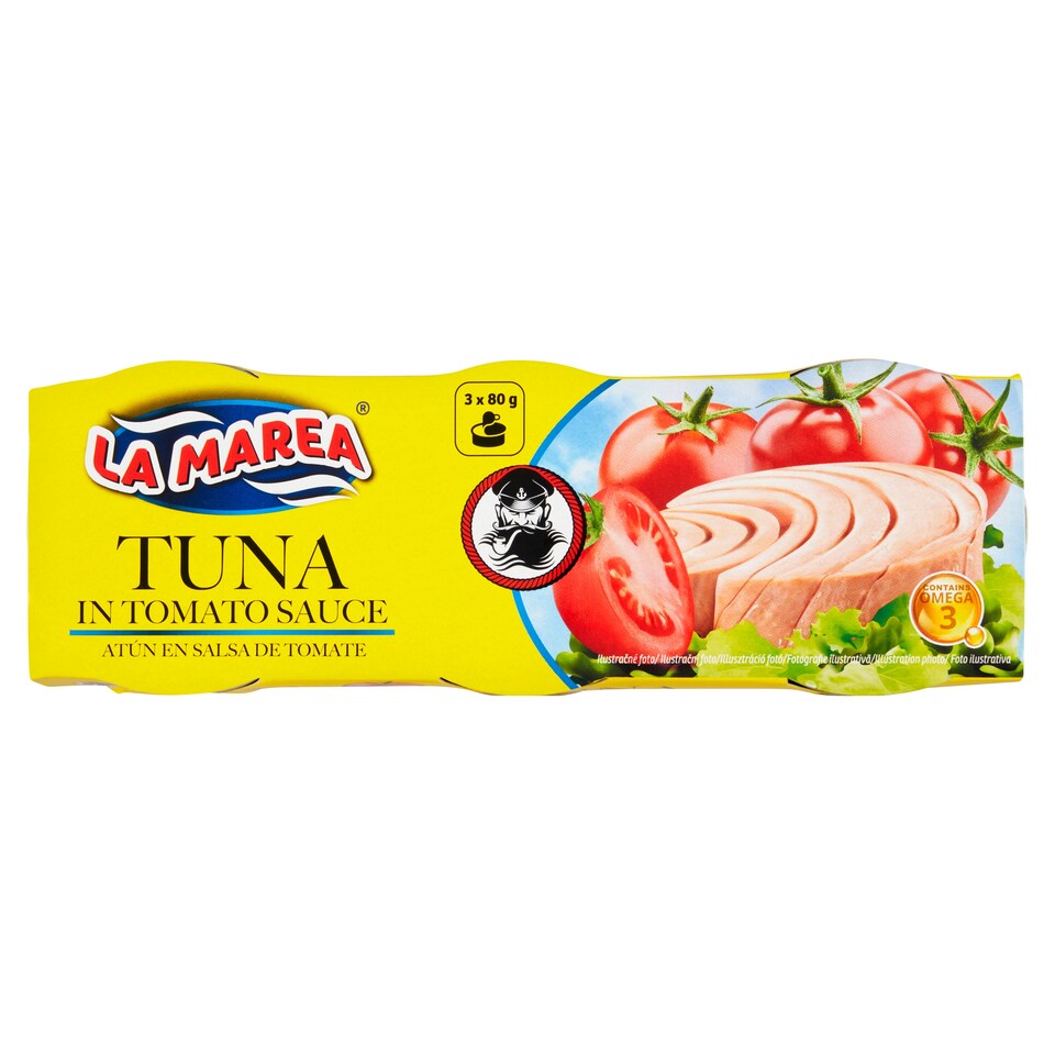 image 1 of La Marea Tuna in Tomato Sauce 3 x 80 g (240 g)
