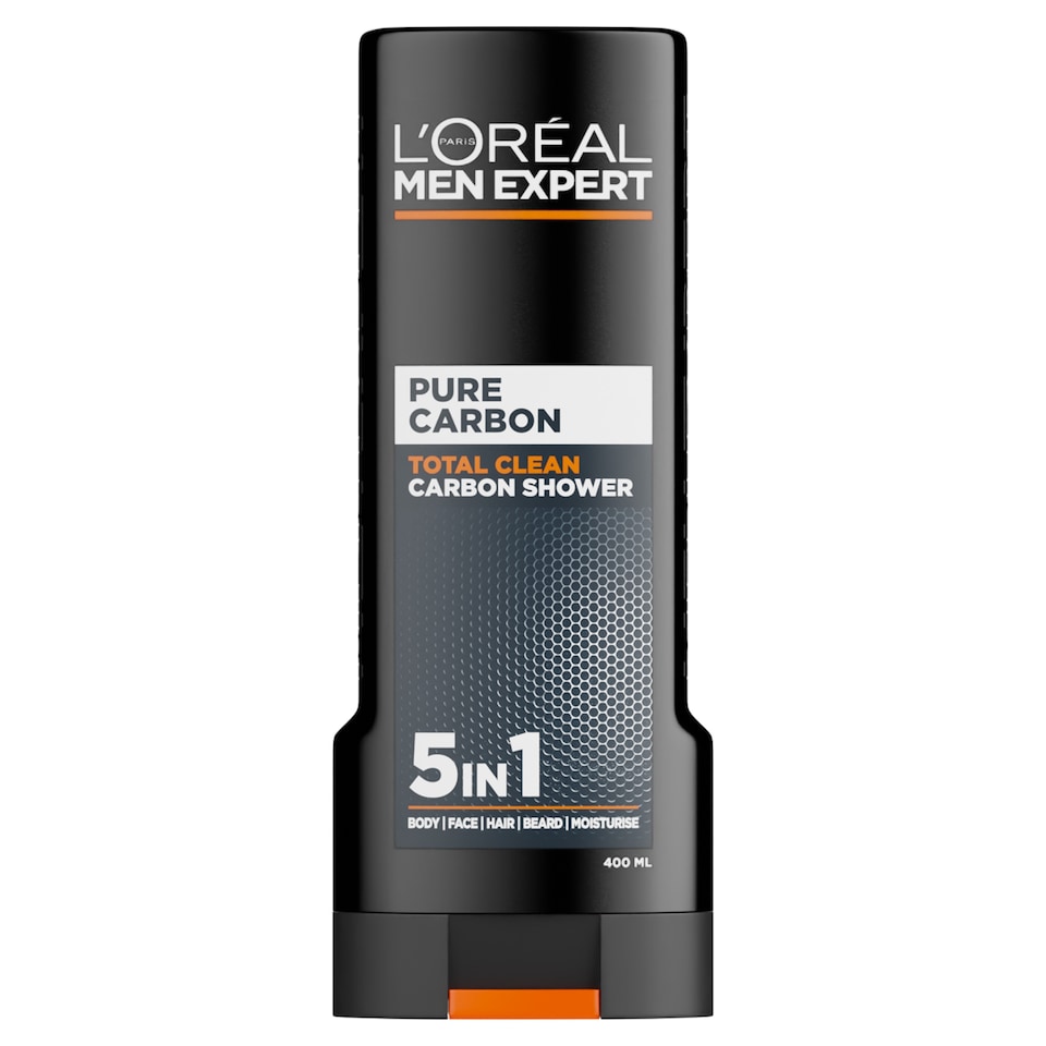 image 1 of L'Oreal Men Expert Total Clean Shower Gel 400Ml