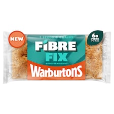 Warburtons 7 Seeds & Grains Fibre Fix 4 Soft Sliced Rolls