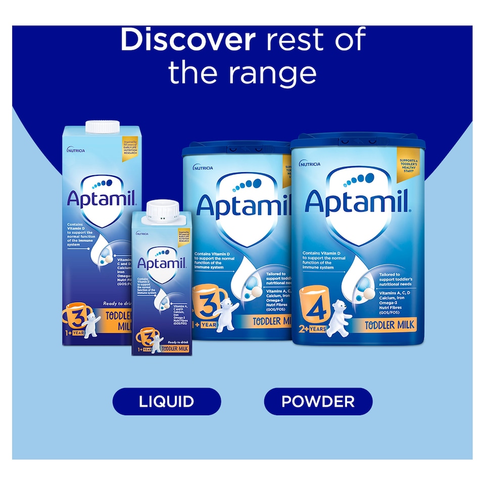 image 1 of Aptamil 3 Toddler Milk Formula Powder 1+ Years 800g