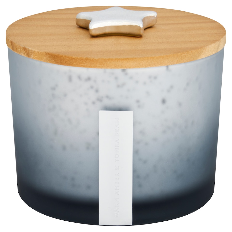 F&F Home Blue Star Lidded Candle 300g