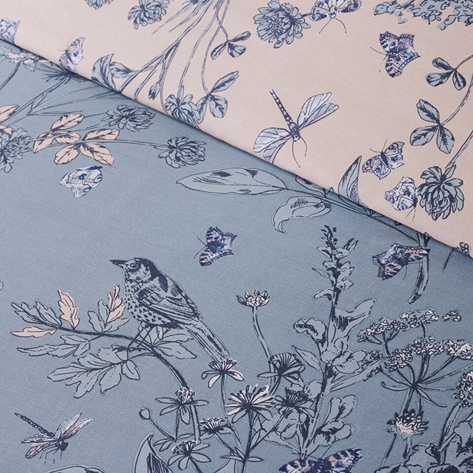 image 1 of Tesco Wwf Dragonfly & Butterfly Duvet Set Double