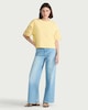 image 2 of F&F Pure Cotton Broderie Top in Yellow
