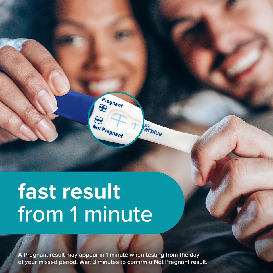 image 1 of Fast Clearblue Plus Visual Pregnancy Test 1Ct