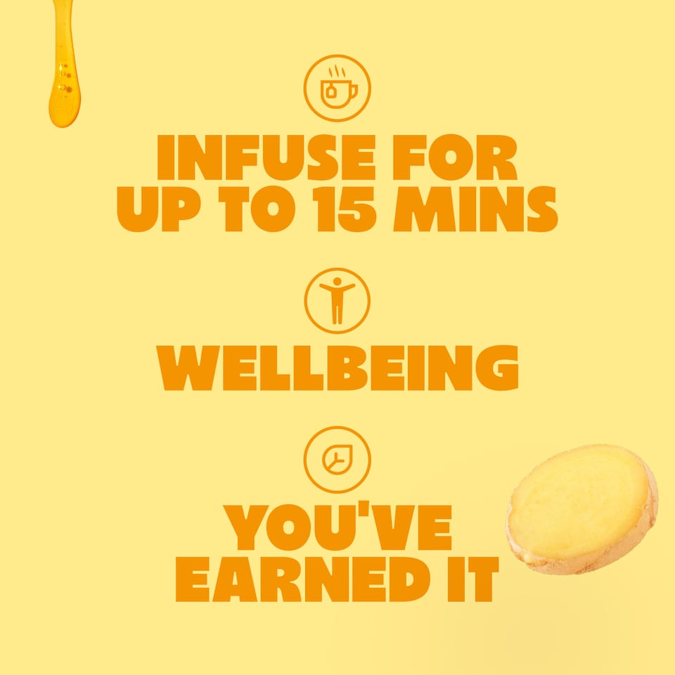 image 1 of Pukka Organic Lemon Ginger And a Touch of Manuka Honey 20 Herbal Tea Sachets 34g