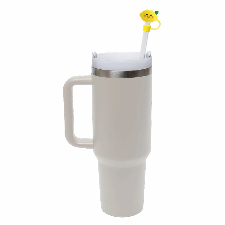 image 1 of Joie Fruits Tumbler Straw Caps 4 Pack