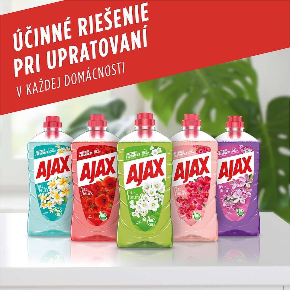 obrázok 1 z Ajax Floral Fiesta Flower of Spring univerzálny čistiaci prostriedok 1000 ml