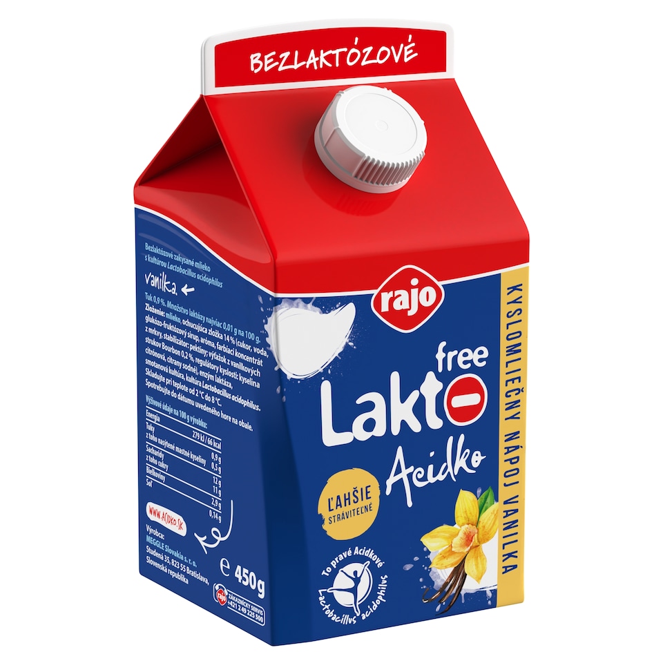 image 1 of Rajo Lakto Free Acidko Sour Milk Drink Vanilla 450 g