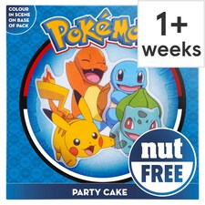 Pokemon Pikachu Celebration Party Cake - Raspberry and Vanilla