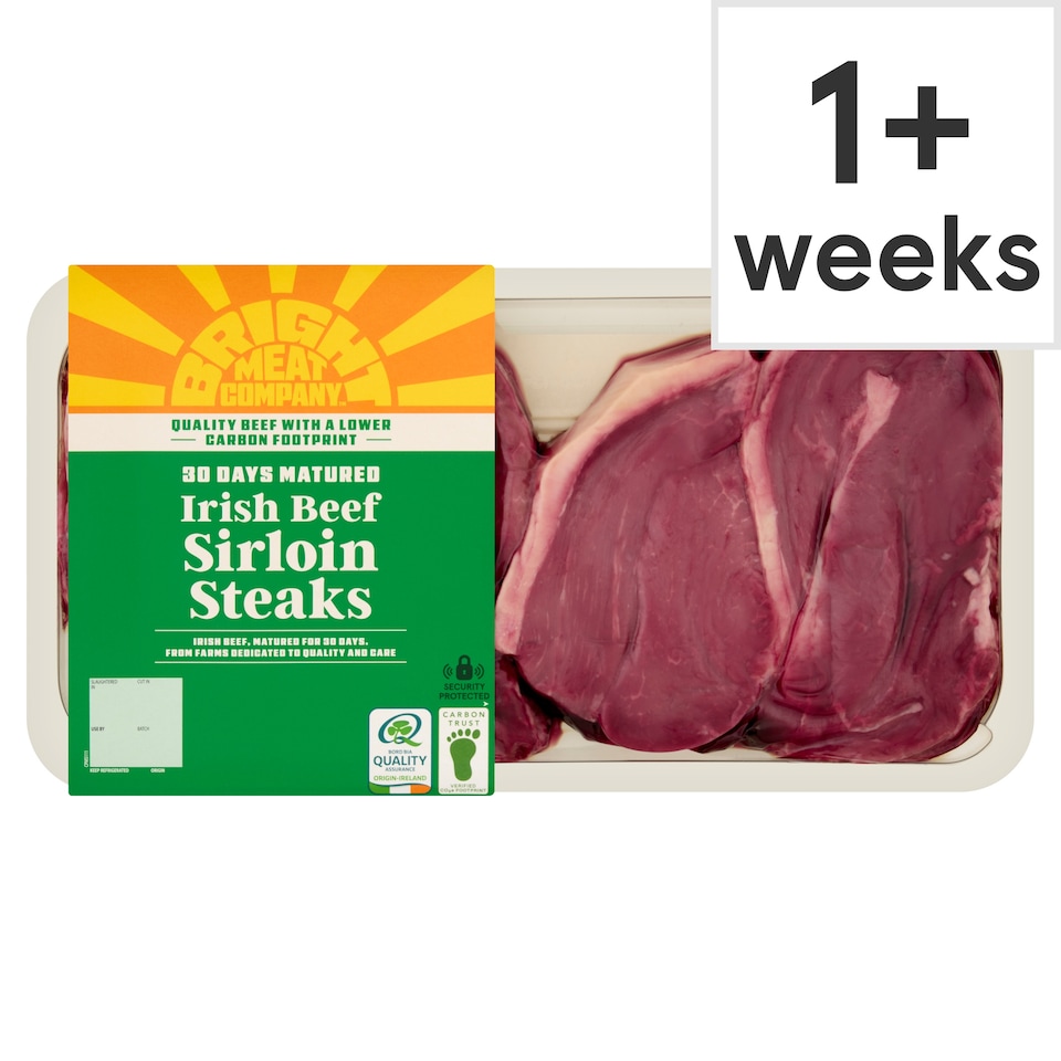 BRIGHT MEAT COMPANY 30 Days Matured Irish Beef Sirloin Steaks 720g