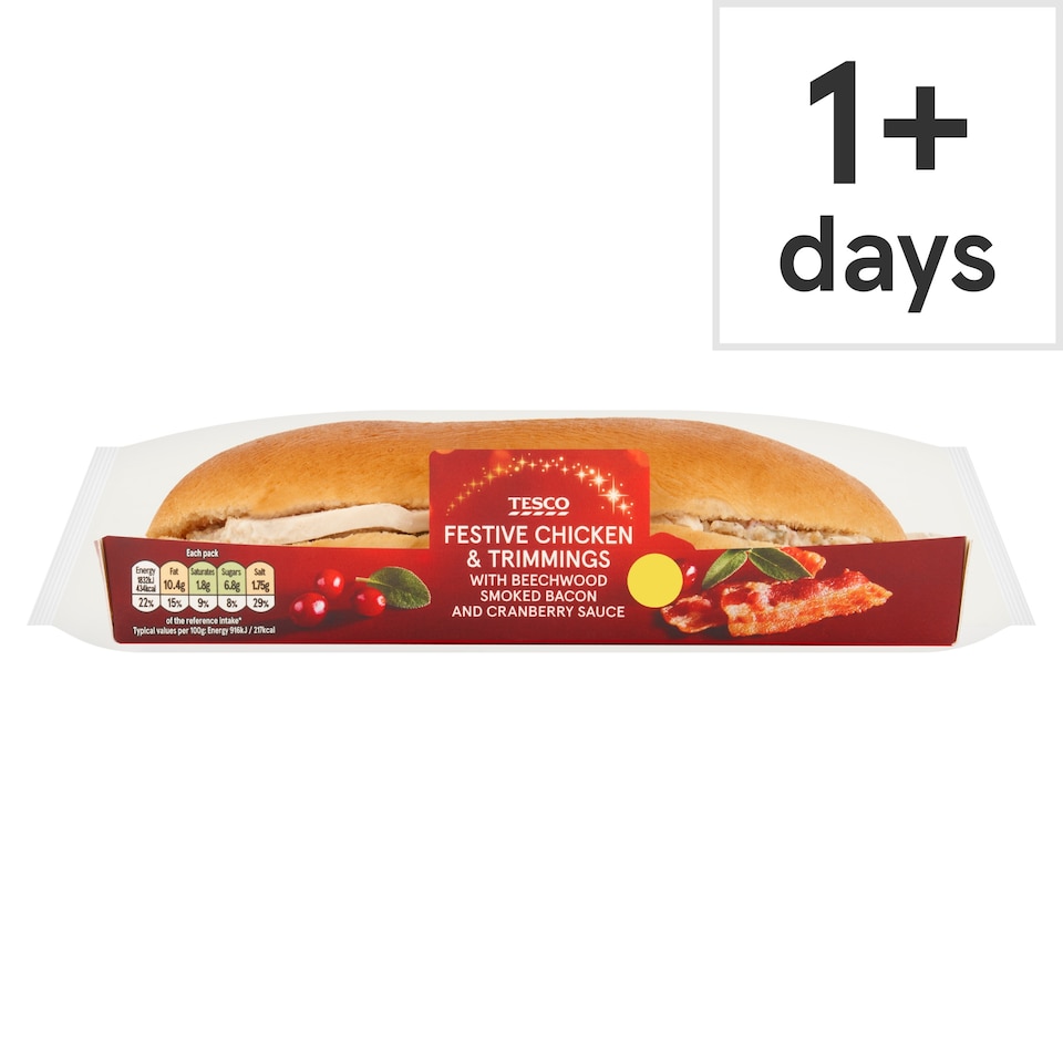 Tesco Festive Chicken & Trimmings Sub