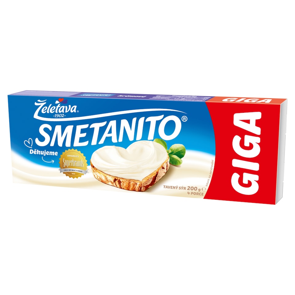 Smetanito Krémové 4 ks 200g