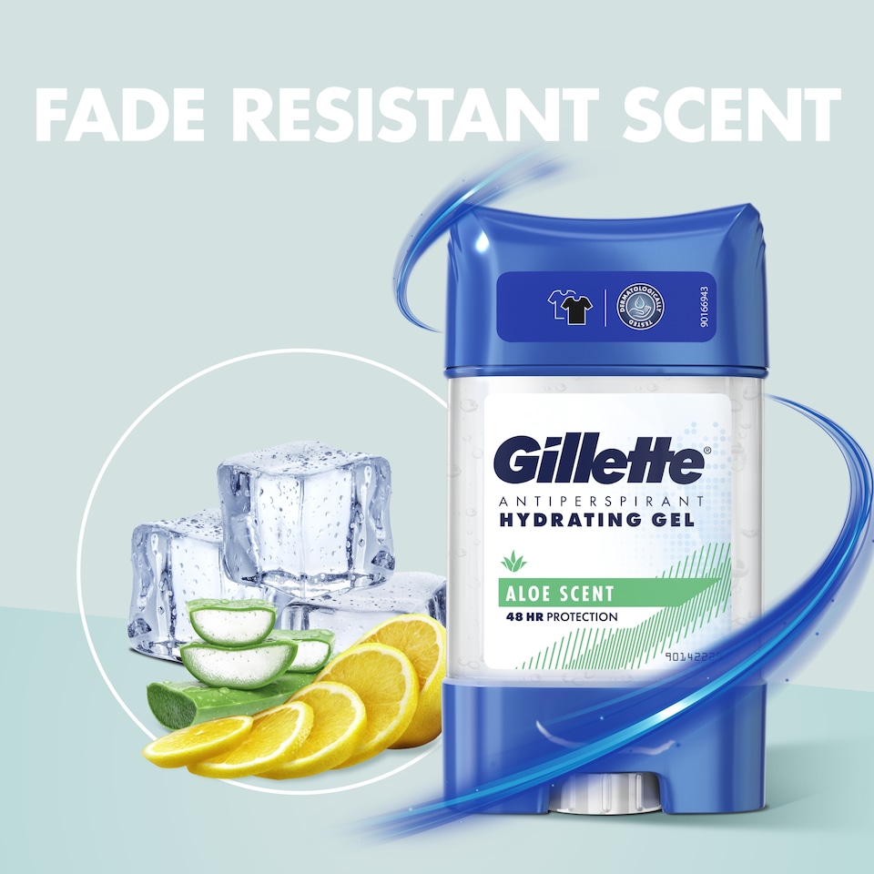 image 1 of Gillette Antiperspirant Deodorant Hydra Gel Aloe For Men