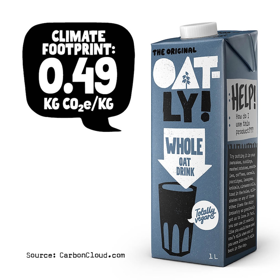 image 1 of Oatly The Original Whole Oat Drink 1L