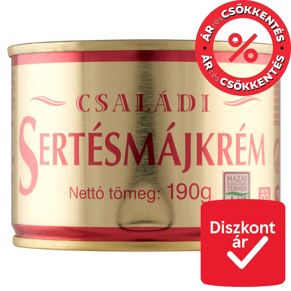 Családi sertésmájkrém 190 g