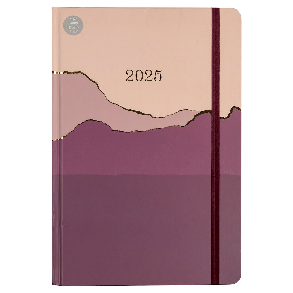 DIARY A5 DAP 2025 Maroon Mountain