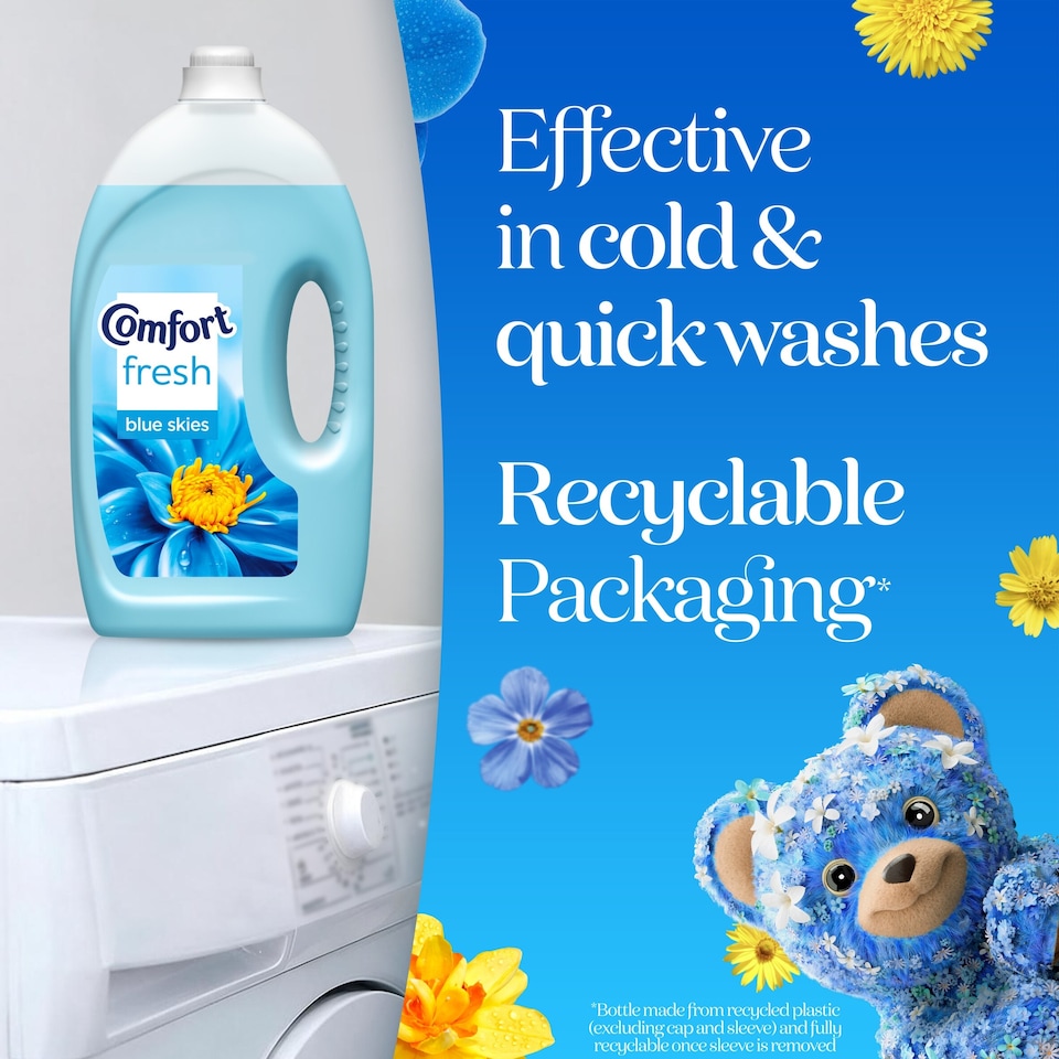 image 1 of Comfort Fabric Conditioner Blue Skies 80 Washes 2400ml