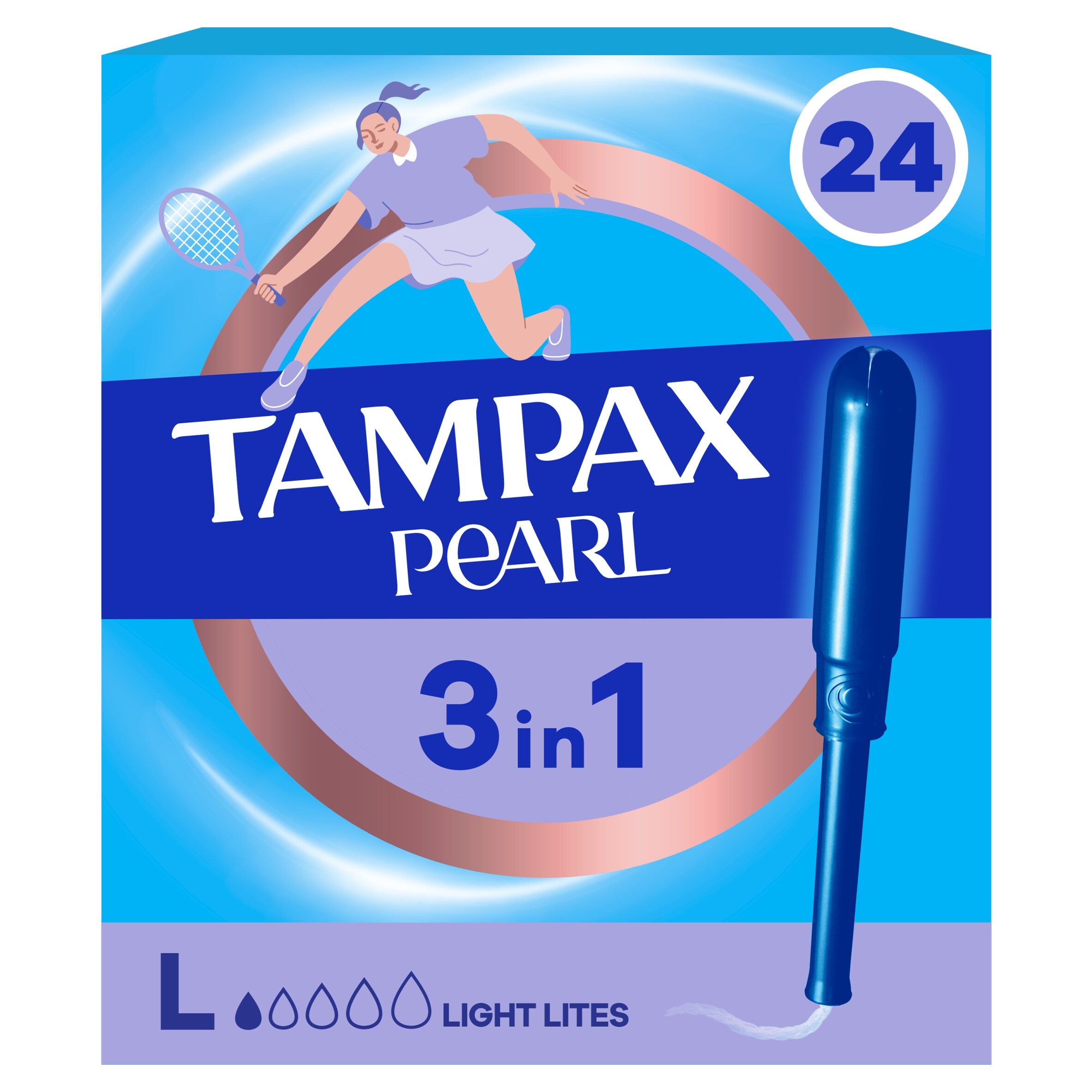 Tampax Pearl Light Tampons 24 Pack