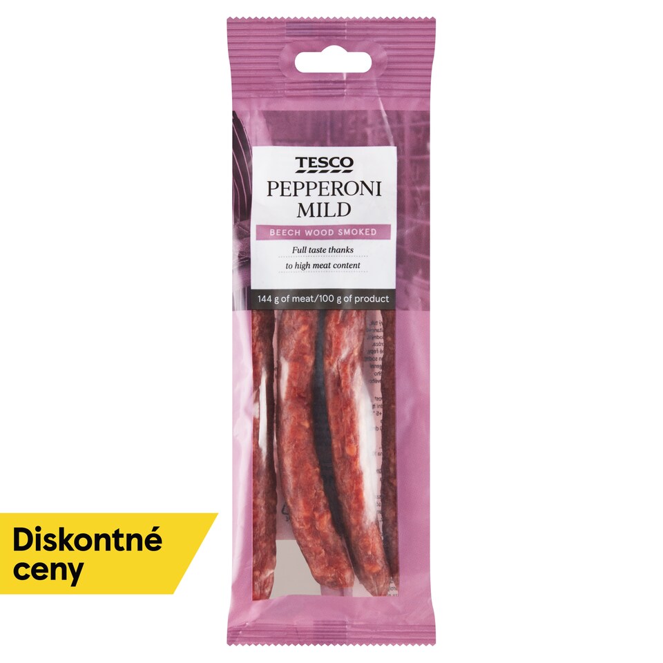 Tesco Pepperoni Mild klobása 100 g