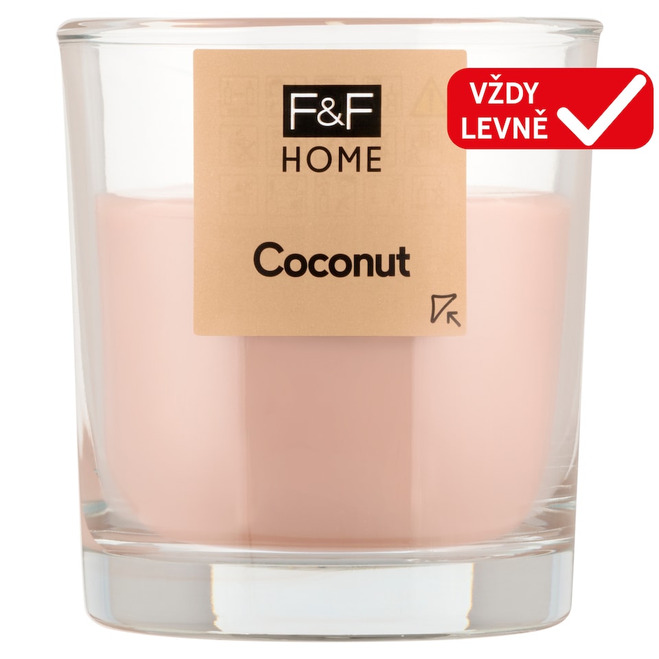 image 1 of F&F Home Coconut Scented Candle 95g