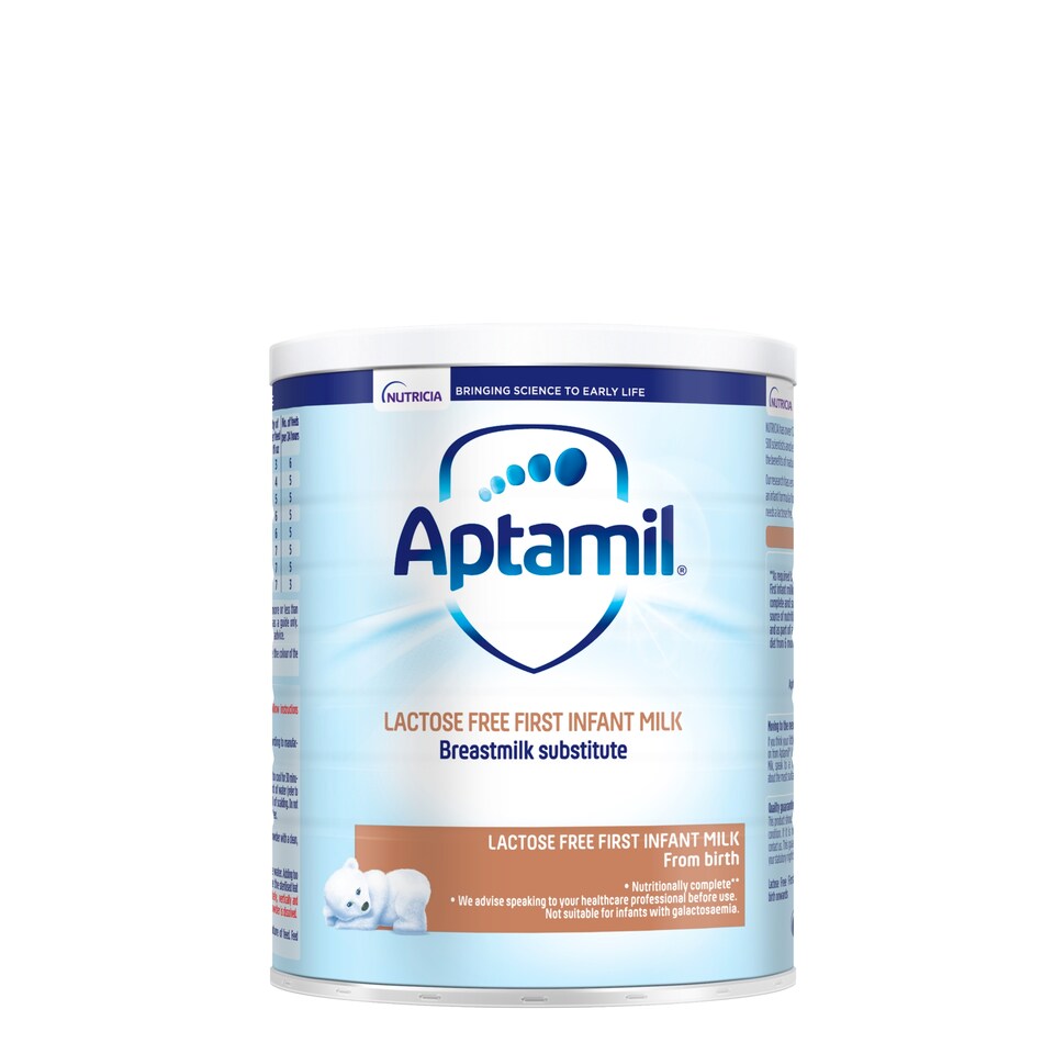 image 1 of Aptamil Lactose Free Baby Milk Formula Powder from Birth 400g