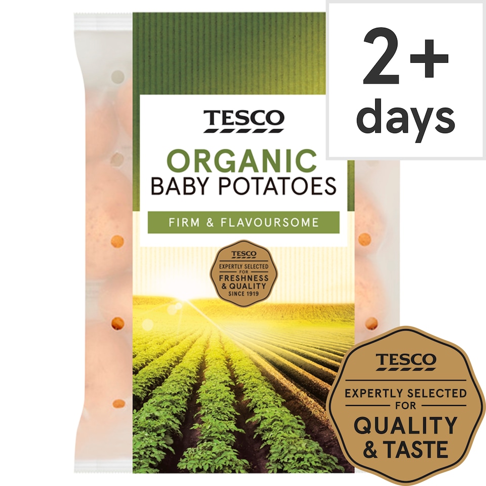 image 1 of Tesco Organic Baby Potatoes 750G