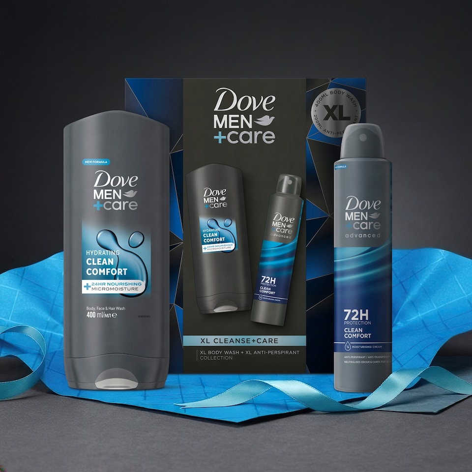 image 1 of Dove Men + Care Cleanse + Care XL Duo Gift Set 