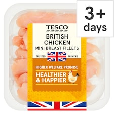 Tesco British Chicken Breast Mini Fillets 400G