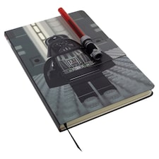 Lego Star Wars Darth Vader Lined Notebook with Lightsaber Gel Pen A5 192 Pages