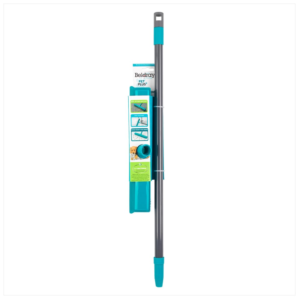 image 1 of Beldray Pet Plus Anti Bac Rubber Head Broom