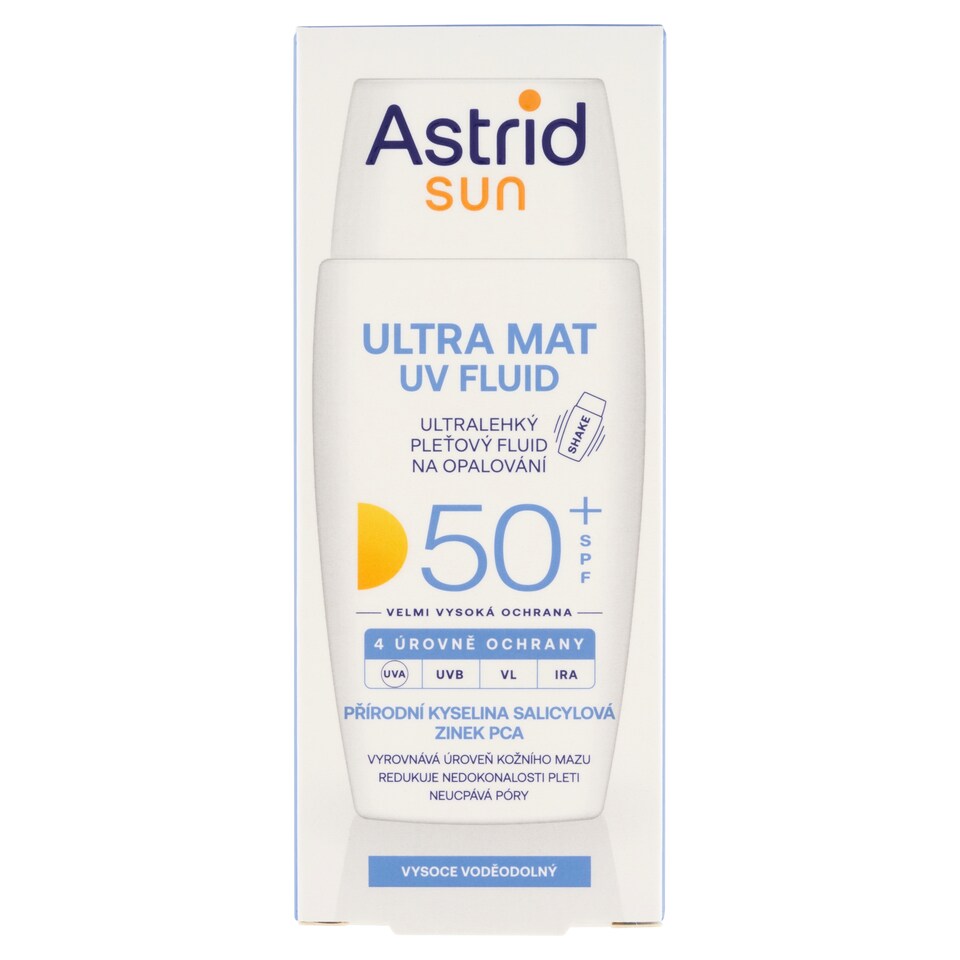 obrázok 1 z Astrid Sun Ultraľahký pleťový fluid na opaľovanie SPF 50+ 40 ml