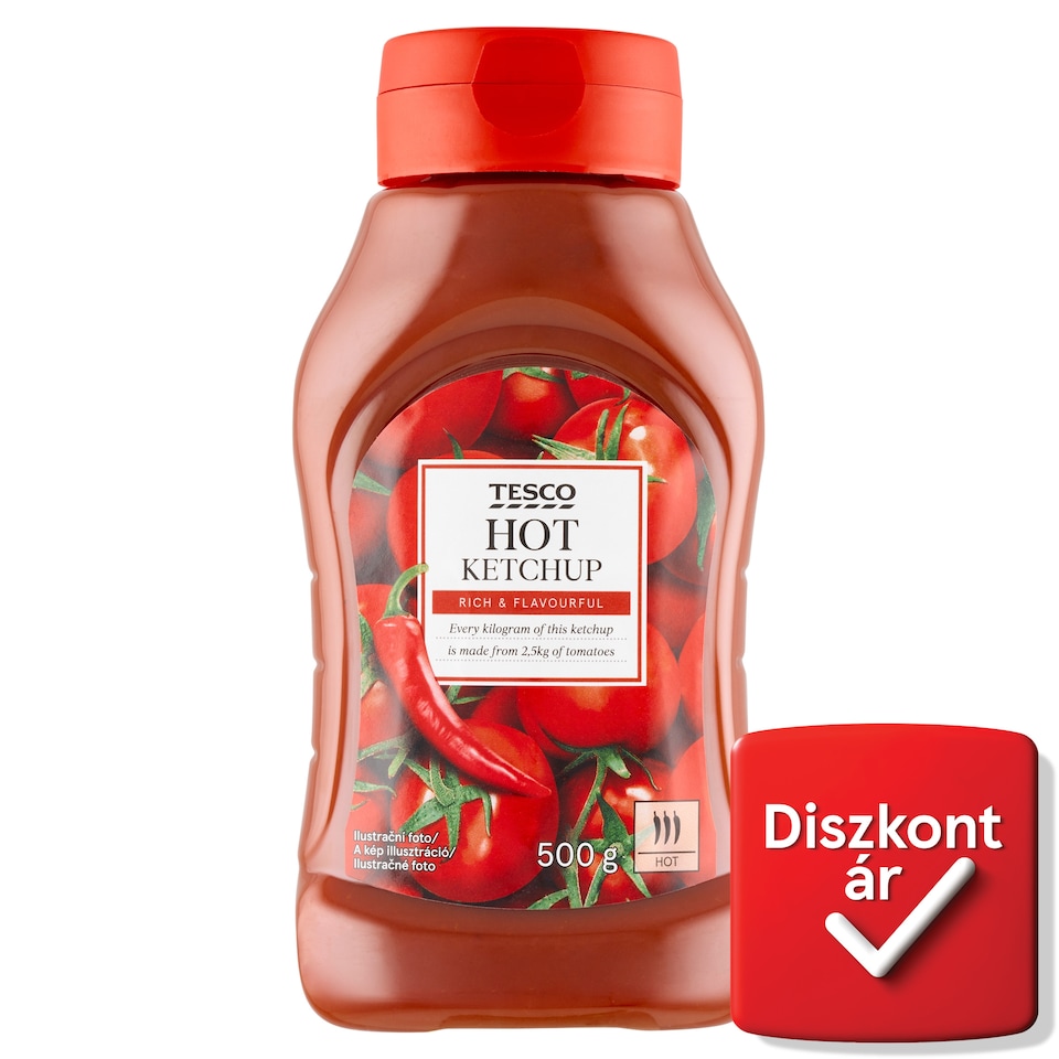 Tesco csípős ketchup 500 g