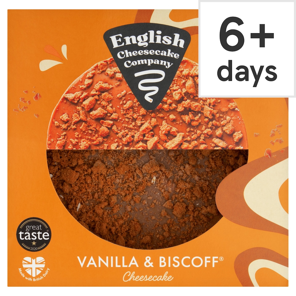 English Cheesecake Company Vanilla & Biscoff Cheesecake 484g