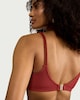 image 3 of F&F Crinkle Textured Bikini Top in Brick