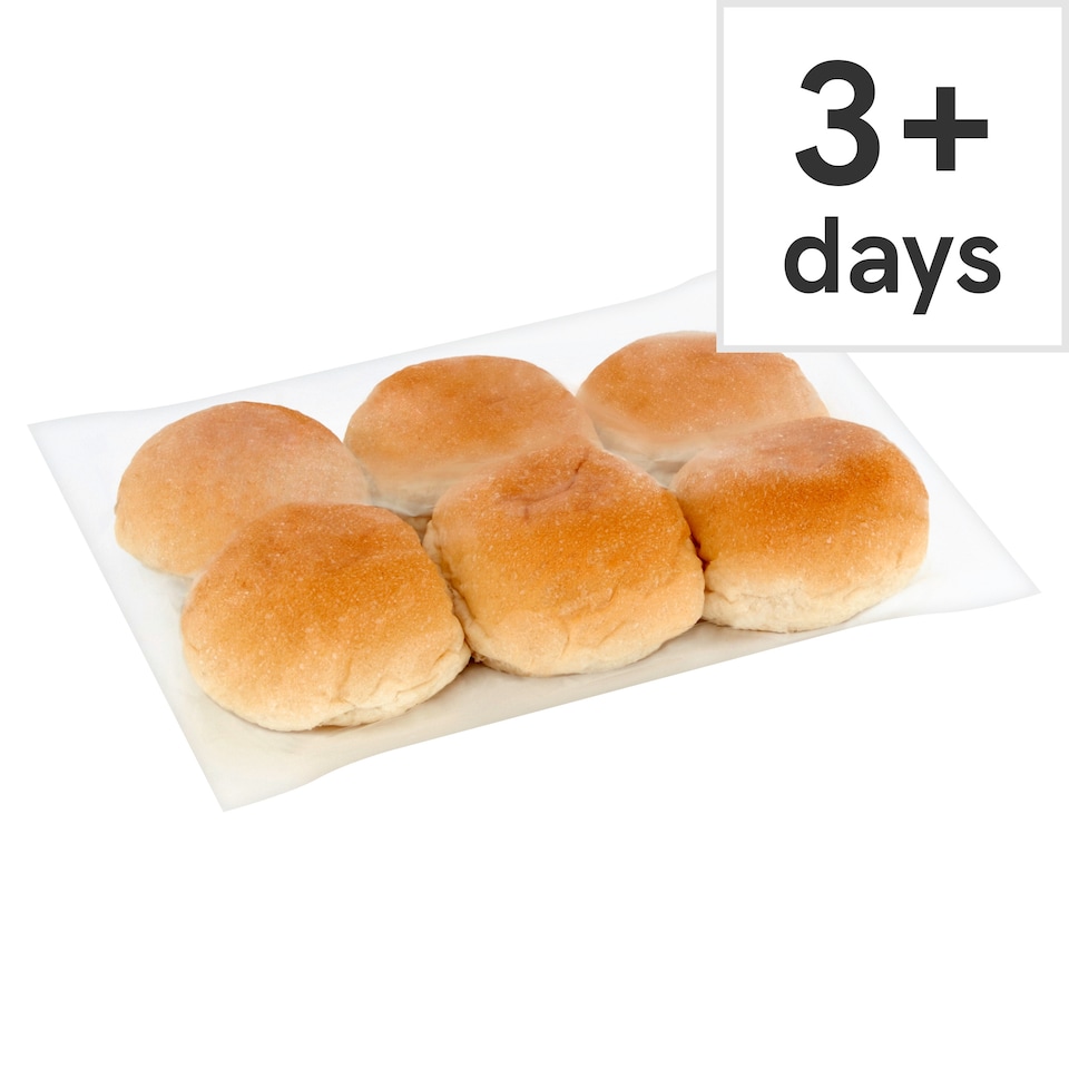 Tesco Soft White Rolls 6 Pack