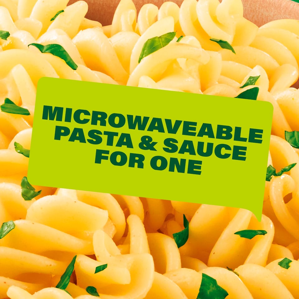 image 1 of Dolmio Pronto Microwave Instant Fusilli Pasta Twists Meal 200g