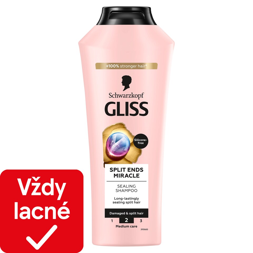 obrázok 1 z Schwarzkopf Gliss Split Ends Miracle Zaceľujúci šampón 400 ml