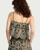 image 2 of F&F Pure Cotton Embroidered Co-ord Top in Khaki