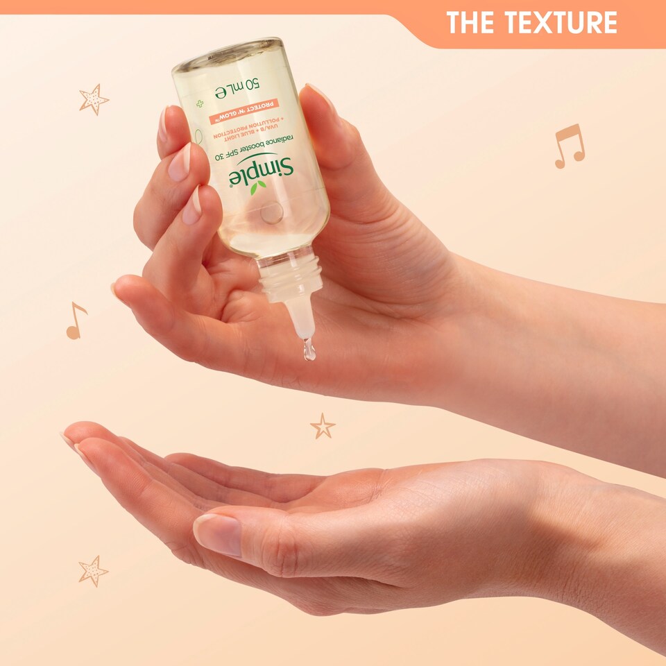 image 1 of Simple Protect 'N' Glow Radiance Booster Spf30 50Ml
