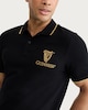 image 2 of Guinness Cotton Rich Embroidered Polo Shirt in Black