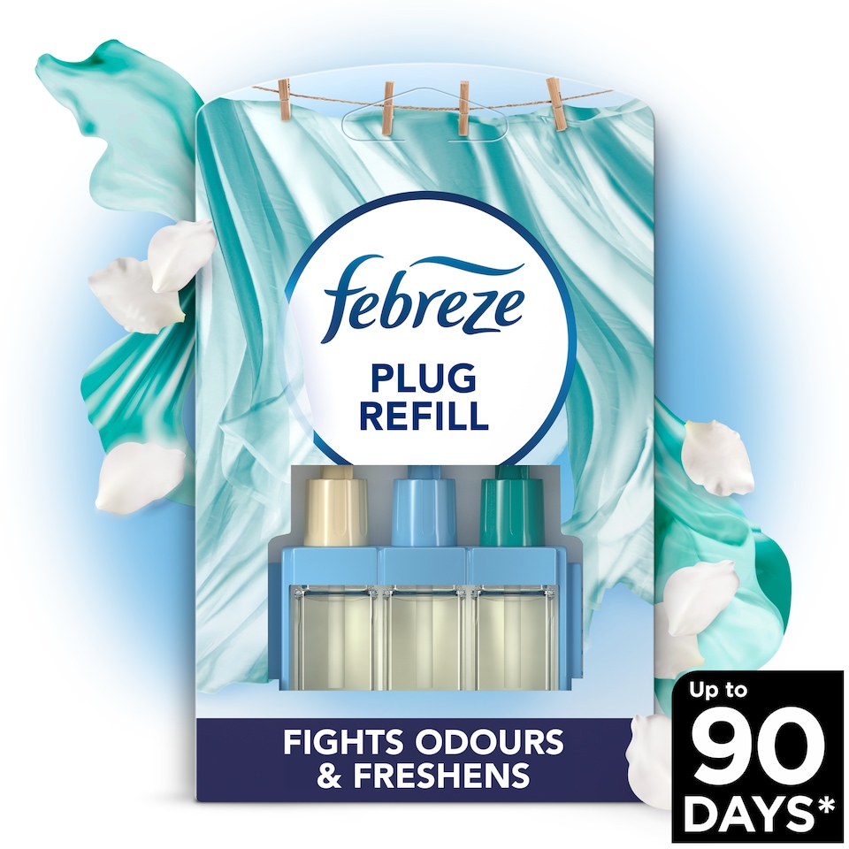 image 1 of Febreze 3Volution Plug-in Air Freshener Refill - Fresh Linen 20ml