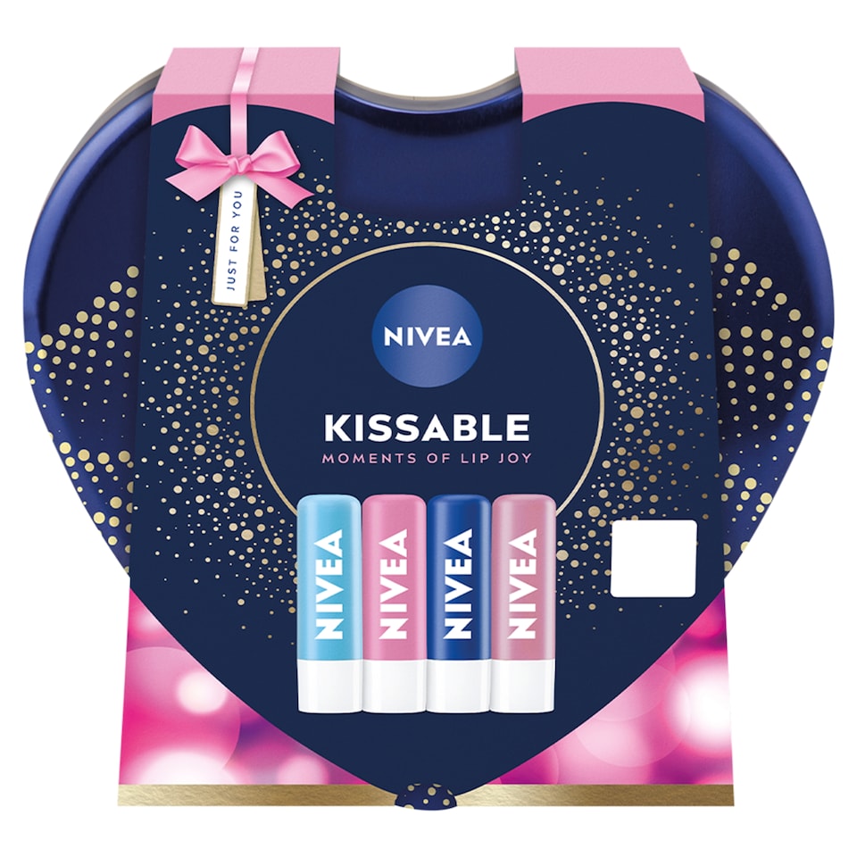 image 1 of NIVEA Kissable Moments of Lip Joy Gift Set